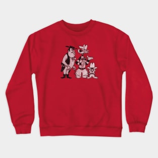 Crusader Rabbit and Rags - Distressed Vintage Crewneck Sweatshirt